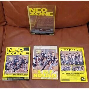 NEO ZONE Picture Lyric Books NO CD NCT 127 Korean Band SM Entertainment